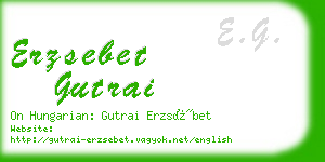 erzsebet gutrai business card
